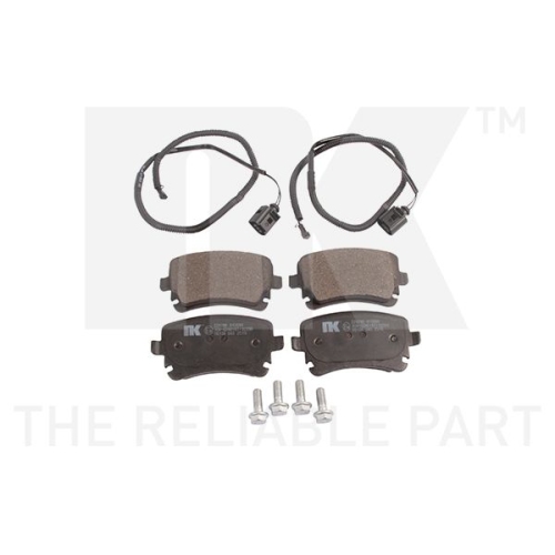 Bremsbelagsatz, Scheibenbremse NK 224786 f&uuml;r AUDI VW, Hinterachse