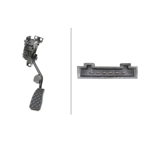 Sensor, Fahrpedalstellung HELLA 6PV 008 026-701 f&uuml;r AUDI SEAT SKODA VW