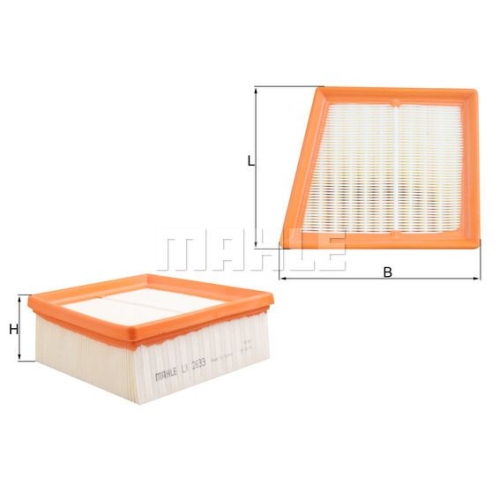 Luftfilter KNECHT LX 2633 f&uuml;r FORD MAZDA