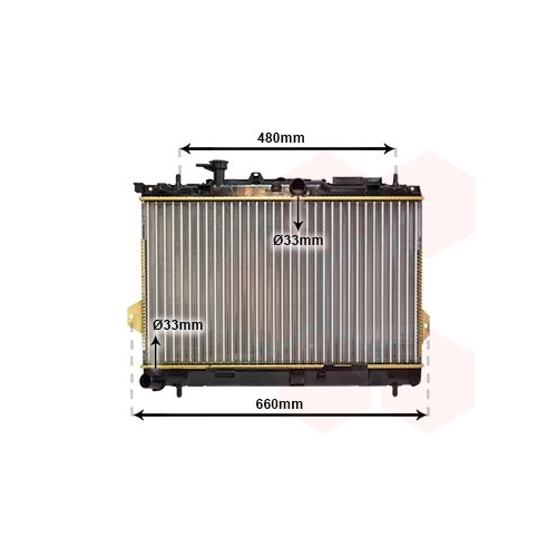 K&uuml;hler, Motork&uuml;hlung VAN WEZEL 82002097 f&uuml;r HYUNDAI