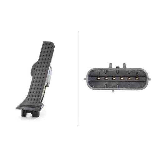 Sensor, Fahrpedalstellung HELLA 6PV 008 890-711 f&uuml;r AUDI SEAT SKODA VW