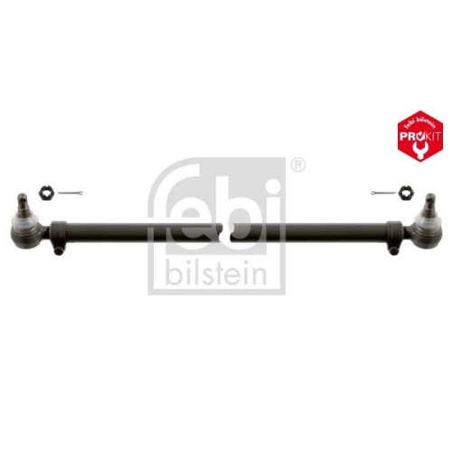 Febi Bilstein 11648 Spurstange mit Kronenmuttern und Splinten , 1 St&uuml;ck
