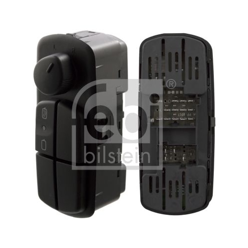 Febi Bilstein 101843 Schaltereinheit f&uuml;r Spiegelverstellung und -heizung , 1 St&uuml;ck