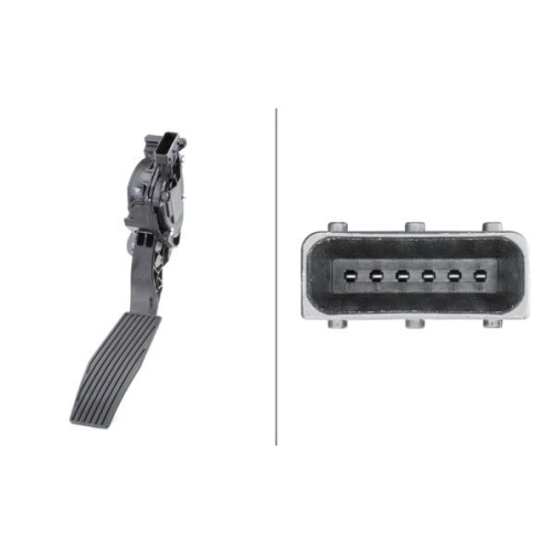 Sensor, Fahrpedalstellung HELLA 6PV 009 765-711 f&uuml;r OPEL VAUXHALL CHEVROLET
