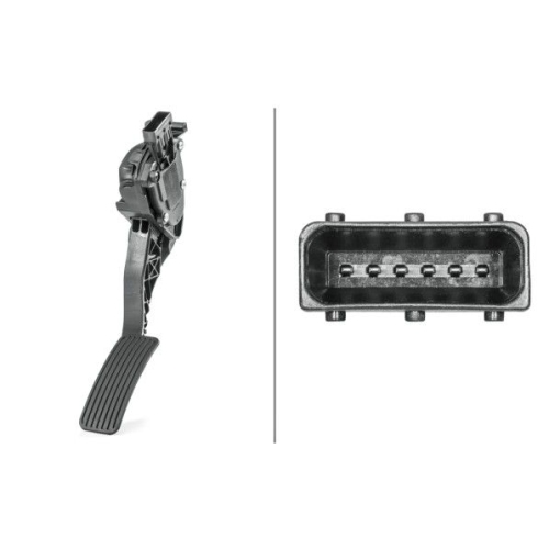 Sensor, Fahrpedalstellung HELLA 6PV 009 765-721 f&uuml;r OPEL VAUXHALL CHEVROLET