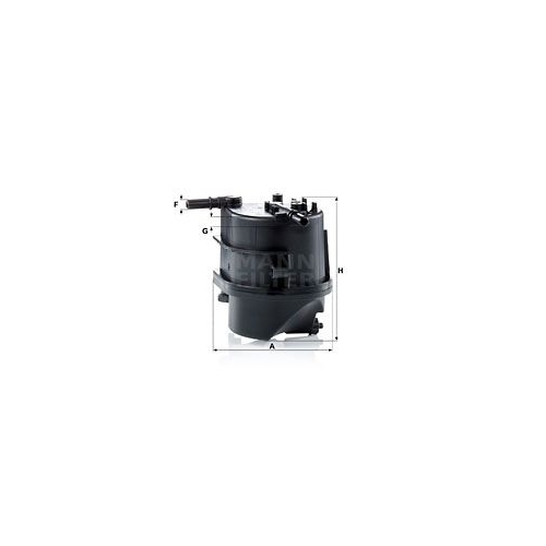 Kraftstofffilter MANN-FILTER WK 939 f&uuml;r CITRO&Euml;N FORD MAZDA PEUGEOT TOYOTA