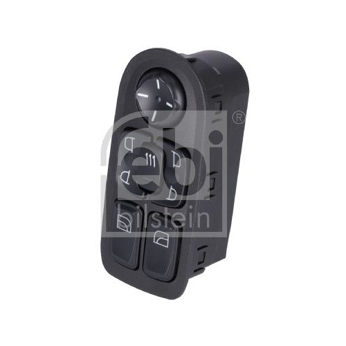 Febi Bilstein 101848 Schaltereinheit f&uuml;r elektr. Fensterheber, Spiegelverstellung und &ndash;heizung , 1 St&uuml;ck