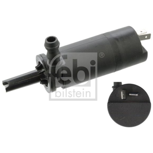 Febi Bilstein 106198 Waschwasserpumpe f&uuml;r Scheinwerferreinigungsanlage, 1 St&uuml;ck