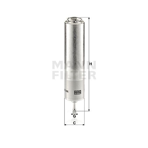 Kraftstofffilter MANN-FILTER WK 5001 f&uuml;r BMW