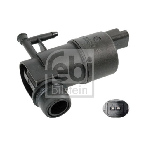 Febi Bilstein 109286 Waschwasserpumpe f&uuml;r Scheibenreinigungsanlage, mit Dichtring, 1 St&uuml;ck