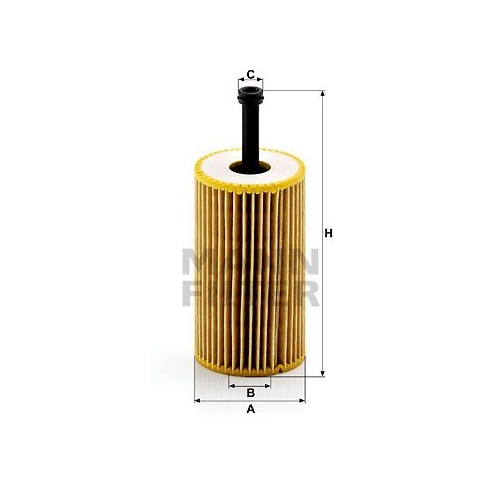&Ouml;lfilter MANN-FILTER HU 612 x f&uuml;r CITRO&Euml;N PEUGEOT