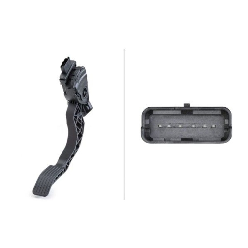 Sensor, Fahrpedalstellung HELLA 6PV 009 949-831 f&uuml;r CITRO&Euml;N PEUGEOT