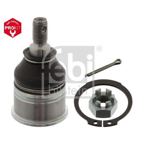 Febi Bilstein 15495 Traggelenk mit Kronenmutter, Splint und Sicherungsring , 1 St&uuml;ck