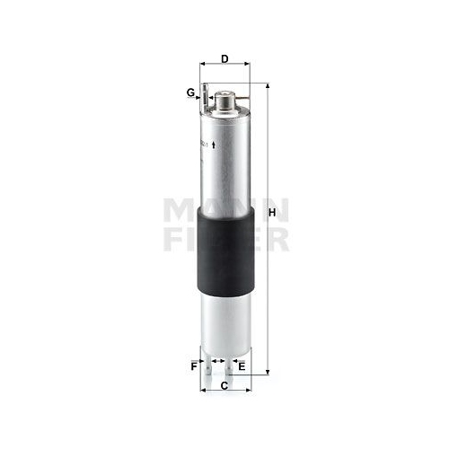 Kraftstofffilter MANN-FILTER WK 532/1 f&uuml;r BMW