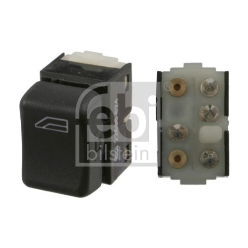 Febi Bilstein 22696 Kippschalter f&uuml;r Fensterheber, Fahrerseite , 1 St&uuml;ck