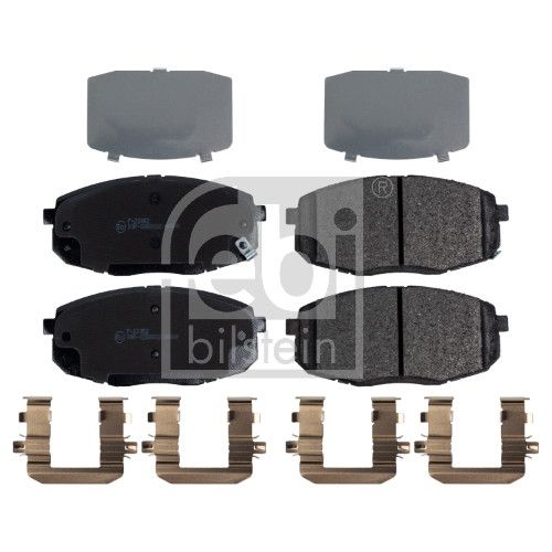 Bremsbelagsatz, Scheibenbremse FEBI BILSTEIN 177071 f&uuml;r HYUNDAI, Vorderachse