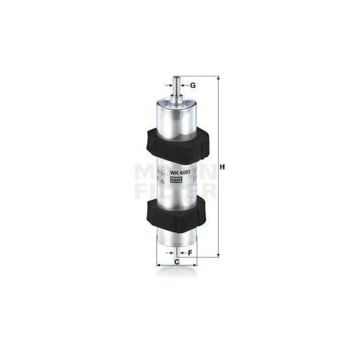 Kraftstofffilter MANN-FILTER WK 6003 f&uuml;r VAG
