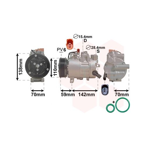 Kompressor, Klimaanlage