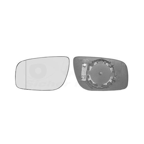 Spiegelglas, Au&szlig;enspiegel VAN WEZEL 3043837 * HAGUS * f&uuml;r MERCEDES-BENZ, links
