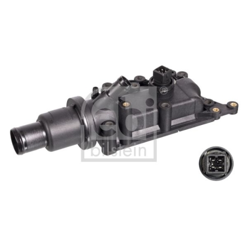 Febi Bilstein 106202 Thermostat mit Geh&auml;use, Dichtung und Temperaturschalter, 1 St&uuml;ck