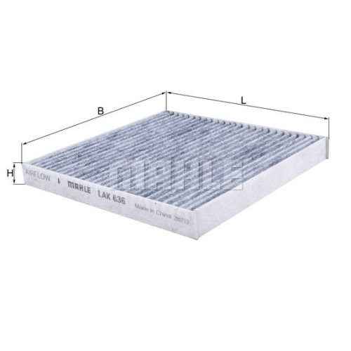 Filter, Innenraumluft KNECHT LAK 636 f&uuml;r CITRO&Euml;N MITSUBISHI PEUGEOT