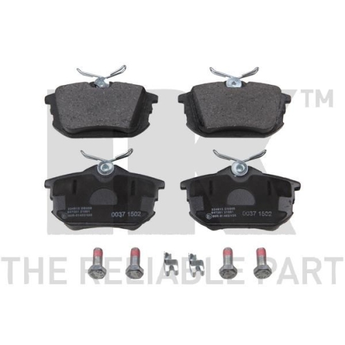 Bremsbelagsatz, Scheibenbremse NK 224815 f&uuml;r MITSUBISHI VOLVO PROTON SMART