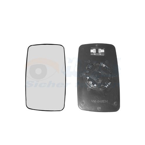 Spiegelglas, Au&szlig;enspiegel VAN WEZEL 3075861 * HAGUS * f&uuml;r MERCEDES-BENZ, links