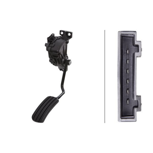 Sensor, Fahrpedalstellung HELLA 6PV 010 946-331 f&uuml;r NISSAN OPEL RENAULT VAUXHALL