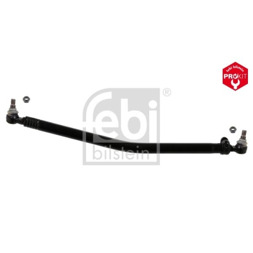 Febi Bilstein 35400 Lenkstange mit Kronenmuttern und Splinten, vom Lenkgetriebe zur 1. Vorderachse , 1 St&uuml;ck