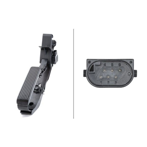 Sensor, Fahrpedalstellung HELLA 6PV 010 946-481 f&uuml;r DAIMLER MERCEDES-BENZ