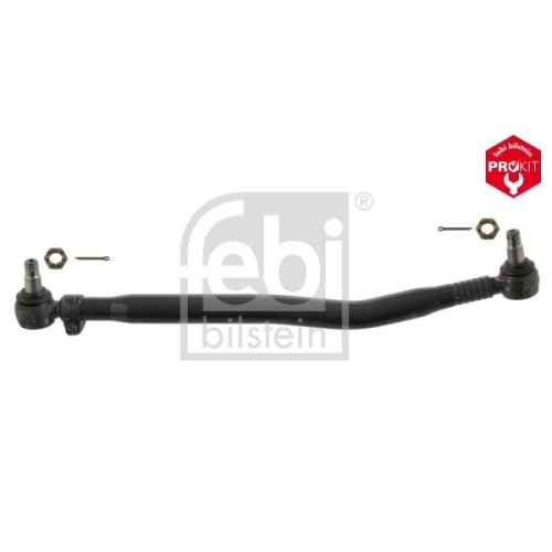 Febi Bilstein 35401 Lenkstange mit Kronenmuttern und Splinten, vom Lenkgetriebe zur 1. Vorderachse , 1 St&uuml;ck