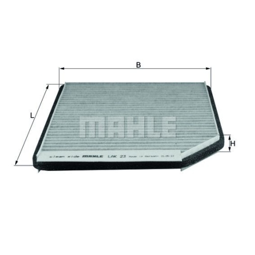 Filter, Innenraumluft KNECHT LAK 23 f&uuml;r RENAULT