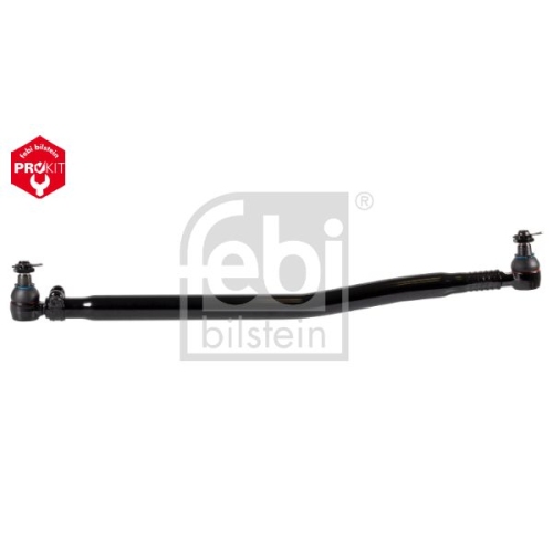 Febi Bilstein 35402 Lenkstange mit Kronenmuttern und Splinten, vom Lenkgetriebe zur 1. Vorderachse , 1 St&uuml;ck