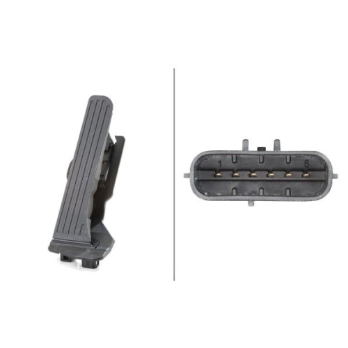 Sensor, Fahrpedalstellung HELLA 6PV 011 040-701 f&uuml;r AUDI SEAT SKODA VW