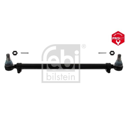 Febi Bilstein 35403 Lenkstange mit Kronenmuttern und Splinten, vom 1. Lenkzwischenhebel zur 2. Vorderachse , 1 St&uuml;ck