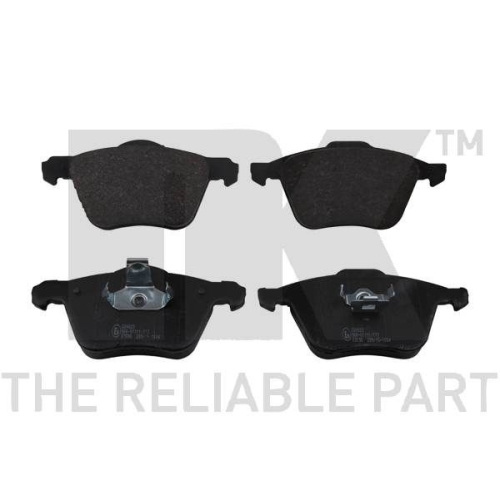 Bremsbelagsatz, Scheibenbremse NK 224823 f&uuml;r FORD MAZDA OPEL SAAB VAUXHALL VOLVO
