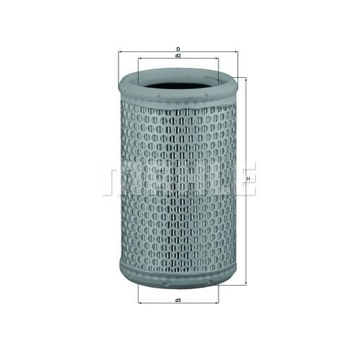Luftfilter KNECHT LX 646/1 f&uuml;r NISSAN RENAULT