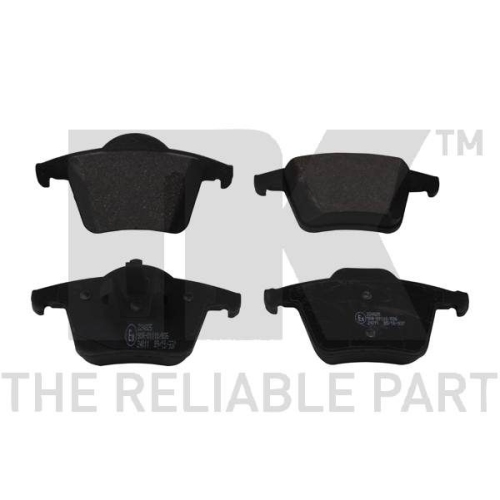 Bremsbelagsatz, Scheibenbremse NK 224825 f&uuml;r VOLVO, Hinterachse