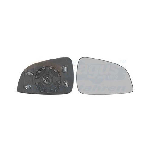 Spiegelglas, Au&szlig;enspiegel VAN WEZEL 3748838 * HAGUS * f&uuml;r OPEL, rechts