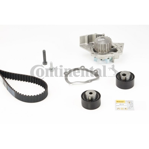 Wasserpumpe + Zahnriemensatz CONTINENTAL CTAM CT987WP1 f&uuml;r CITRO&Euml;N FIAT PEUGEOT
