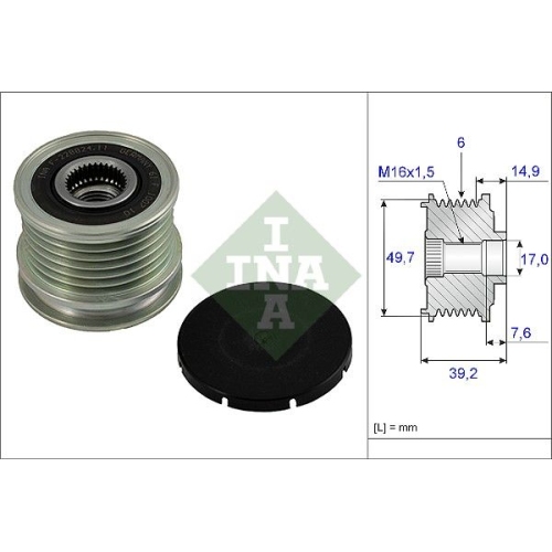 Generatorfreilauf INA 535 0015 10 f&uuml;r MERCEDES-BENZ