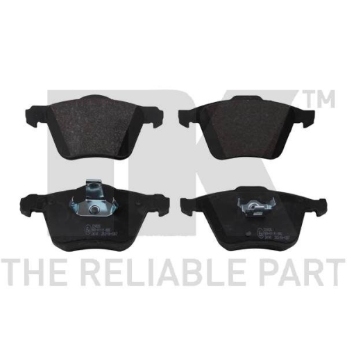 Bremsbelagsatz, Scheibenbremse NK 224826 f&uuml;r VOLVO, Vorderachse