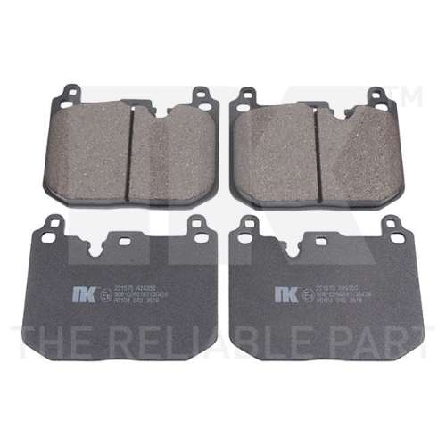 Bremsbelagsatz, Scheibenbremse NK 221575 f&uuml;r MINI, Vorderachse