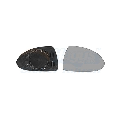 Spiegelglas, Au&szlig;enspiegel VAN WEZEL 3750836 * HAGUS * f&uuml;r OPEL, rechts