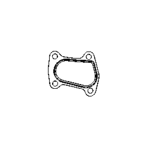 Dichtung, Abgasrohr CORTECO 027436H f&uuml;r FIAT OPEL, Abgasrohr an Schalld&auml;mpfer