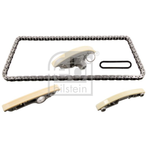 Febi Bilstein 101880 Steuerkettensatz f&uuml;r Nockenwelle, mit Gleitschienen und Kettenspanner , 1 St&uuml;ck