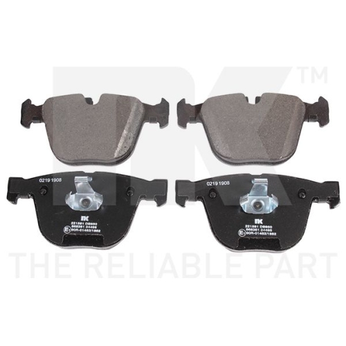 Bremsbelagsatz, Scheibenbremse NK 221581 f&uuml;r BMW, Hinterachse