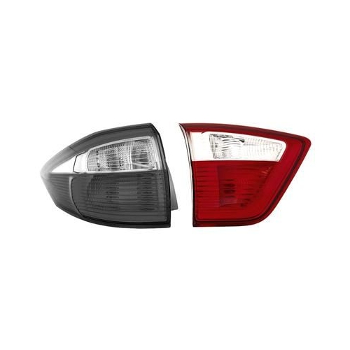 Heckleuchte VAN WEZEL 1966923 f&uuml;r FORD, links
