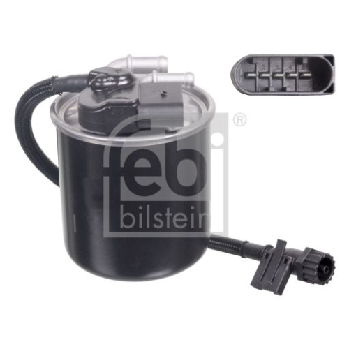 Febi Bilstein 100474 Kraftstofffilter mit Heizung , 1 St&uuml;ck