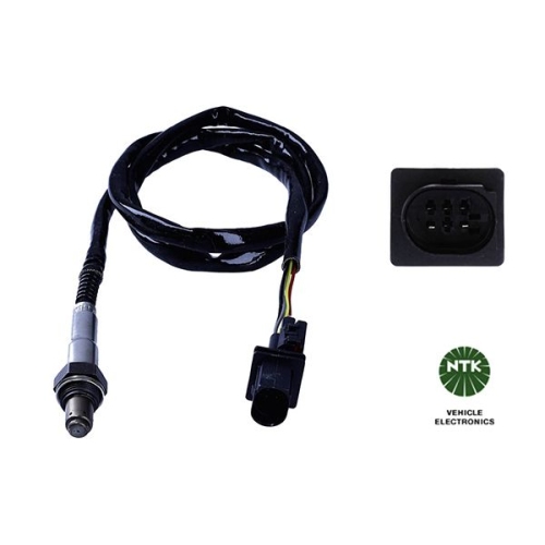 Lambdasonde NGK 93909 f&uuml;r AUDI PORSCHE SEAT SKODA VW LAMBORGHINI BENTLEY, links